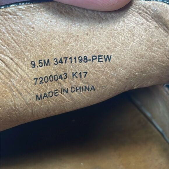 Frye Ivy Pewter Metallic Silver Leather Women’s Sz 9.5M Slip On Flats Loafers - Picture 6 of 11